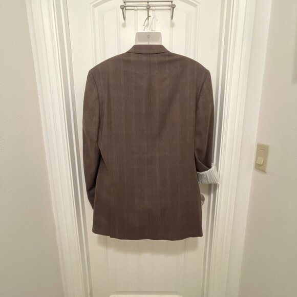 44L NWOT Lauren Ralph Lauren Brown Herringbone Wool Sport Coat Blazer Jacket - Picture 6 of 16